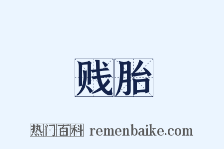 贱胎是什么意思的图片